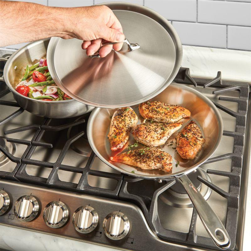 All-Clad ® d3 Curated 2.5-Quart Saucier with Lid