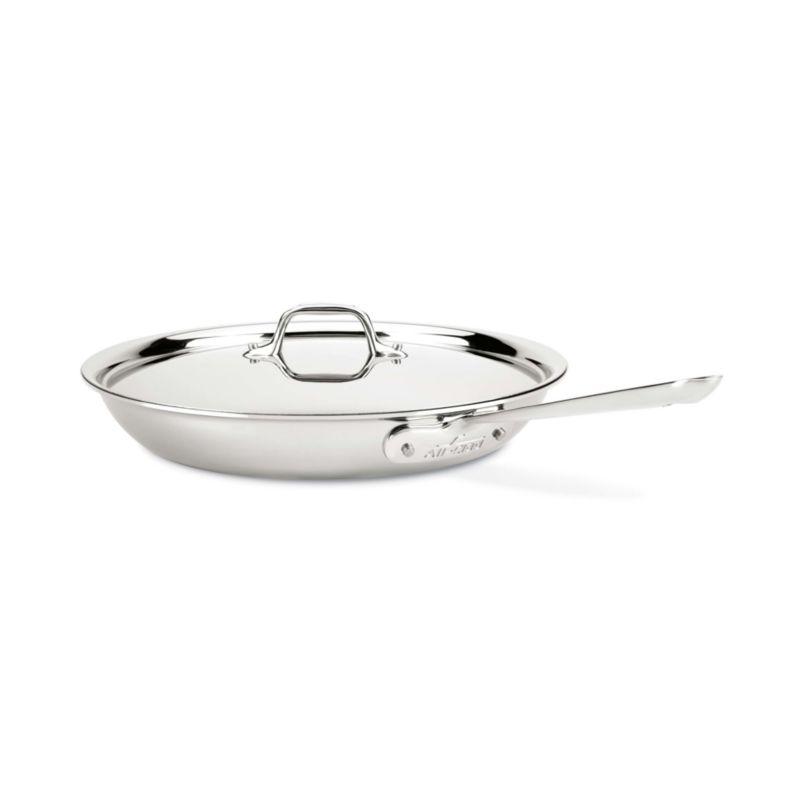 All-Clad ® d3 Stainless 12" Fry Pan with Lid
