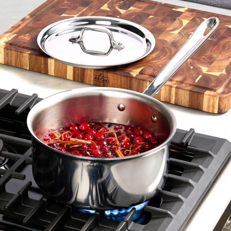 All-Clad © d3 Stainless Steel 10-Piece Cookware Set
