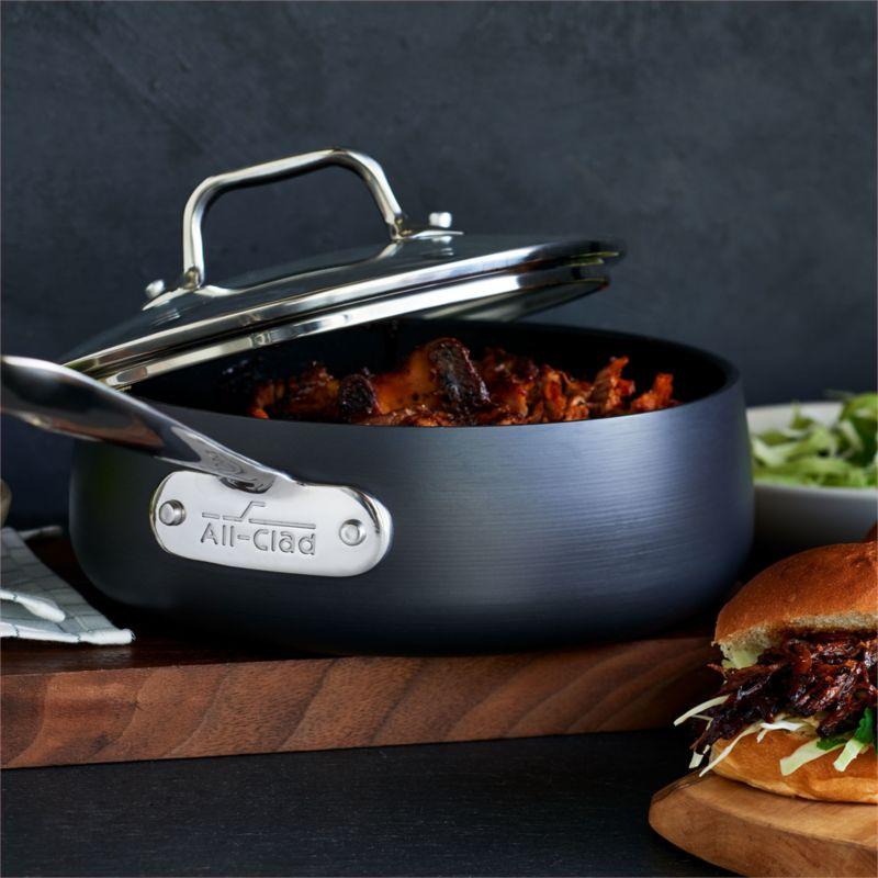 All-Clad ® HA1 Hard-Anodized Non-Stick 4-Qt. Sauté Pan with Lid