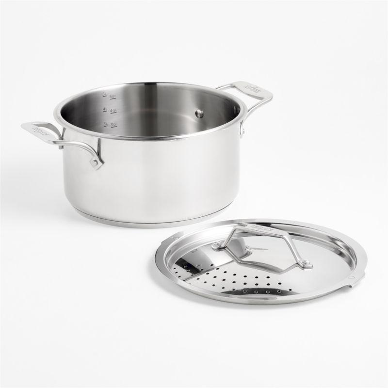 All-Clad Simply Strain 6-Qt. Stainless Steel Multipot with Straining Lid