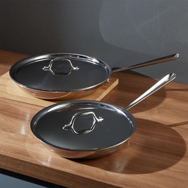 All-Clad ® d3 Stainless 12" Fry Pan with Lid