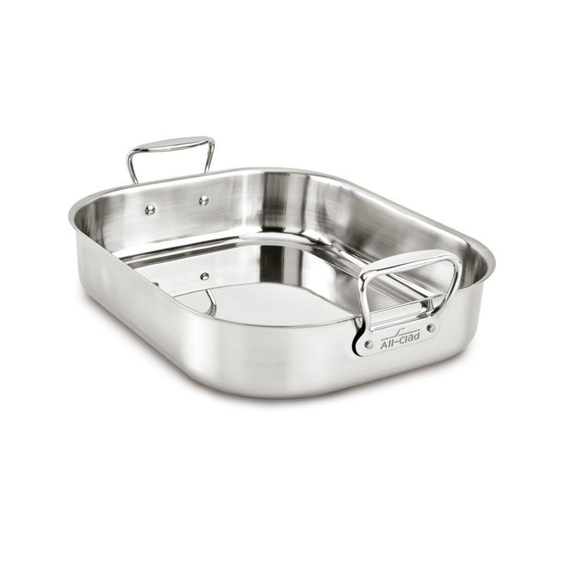All-Clad ® Stainless Steel Large 16" Roaster with Rack