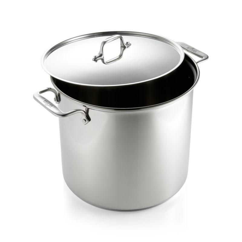 16 Quart Stainless Steel Stockpot with Lid