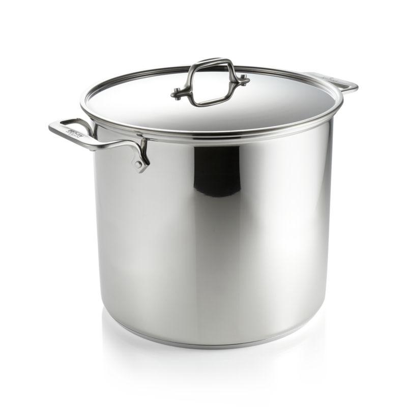 16 Quart Stainless Steel Stockpot with Lid