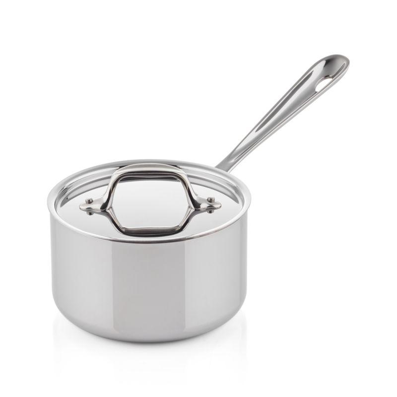 All-Clad 1.5 Quart Stainless Steel Sauce Pan with Lid