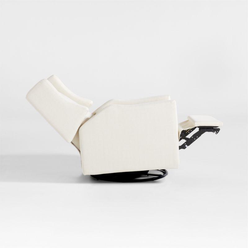 Babyletto Kiwi Cream Electronic Swivel Glider Power Recliner Nursery Chair