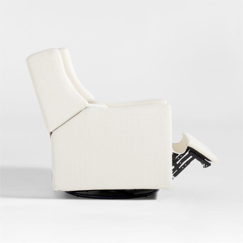Babyletto Kiwi Cream Electronic Swivel Glider Power Recliner Nursery Chair