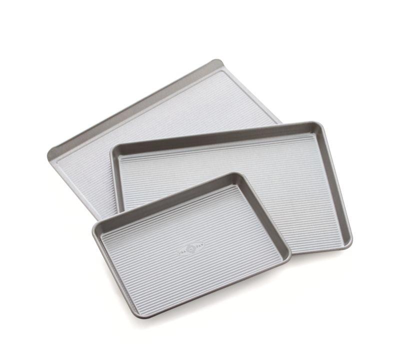 USA Pan 3 Piece Non-Stick Bakeware Set
