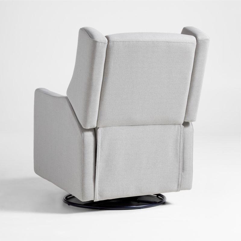 Babyletto Kiwi Grey Electronic Swivel Glider Power Recliner Nursery Chair