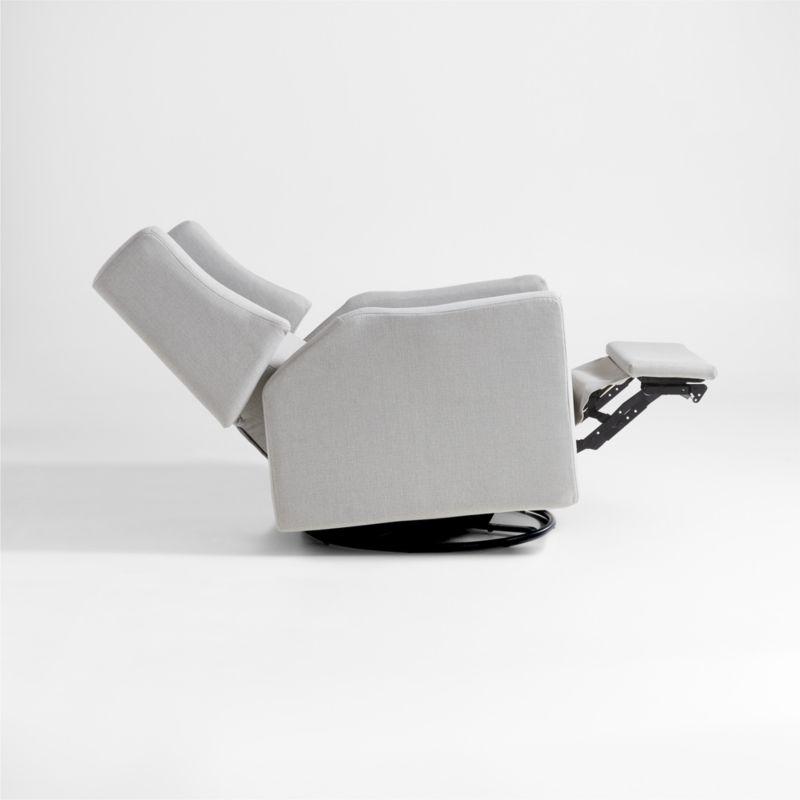 Babyletto Kiwi Grey Electronic Swivel Glider Power Recliner Nursery Chair