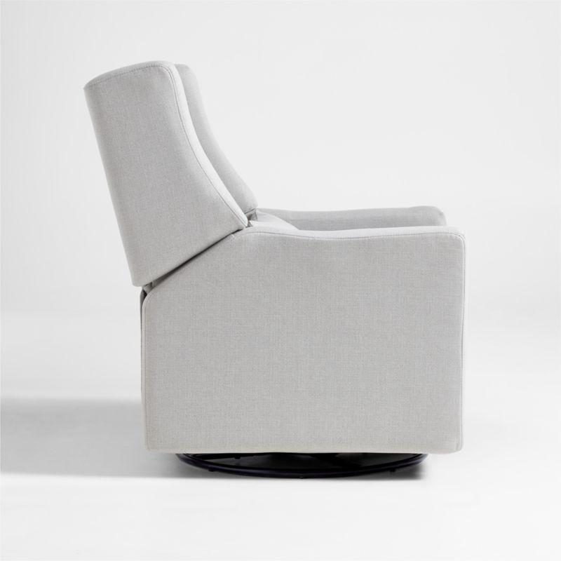 Babyletto Kiwi Grey Electronic Swivel Glider Power Recliner Nursery Chair