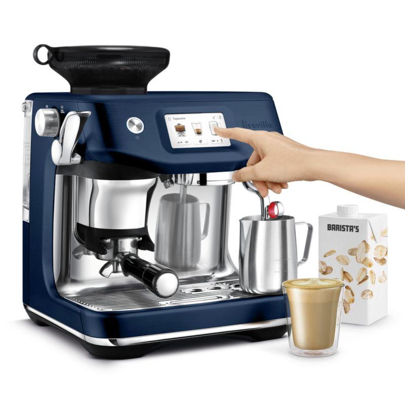 Breville ® Barista Touch ™ Impress Espresso Machine in Damson Blue
