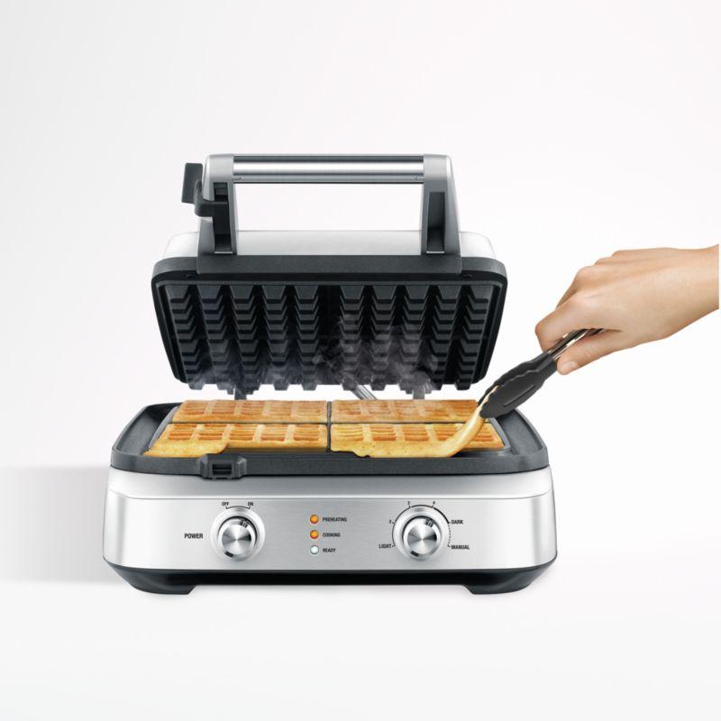 Belgian Style Non-Stick 4-Slice Smart Waffle Maker