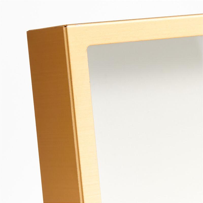 Brushed Brass 11x11 Wall Picture Frame