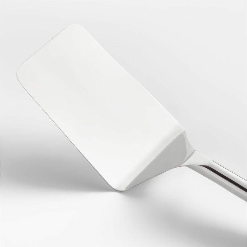 Crate & Barrel Long Flexible Stainless Steel Turner Spatula