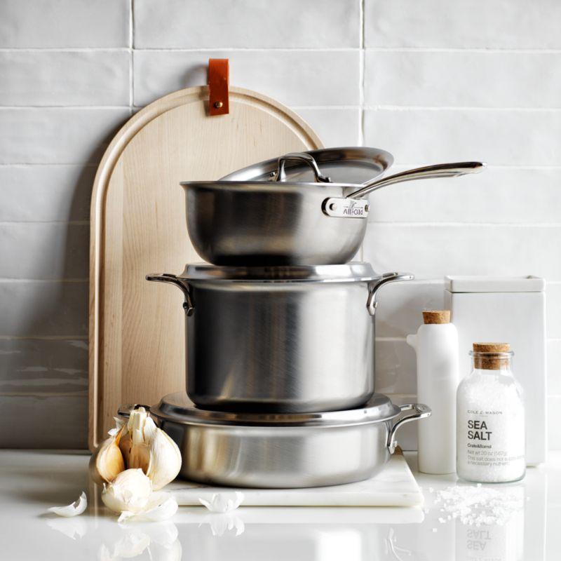 All-Clad ® d3 Curated 2.5-Quart Saucier with Lid