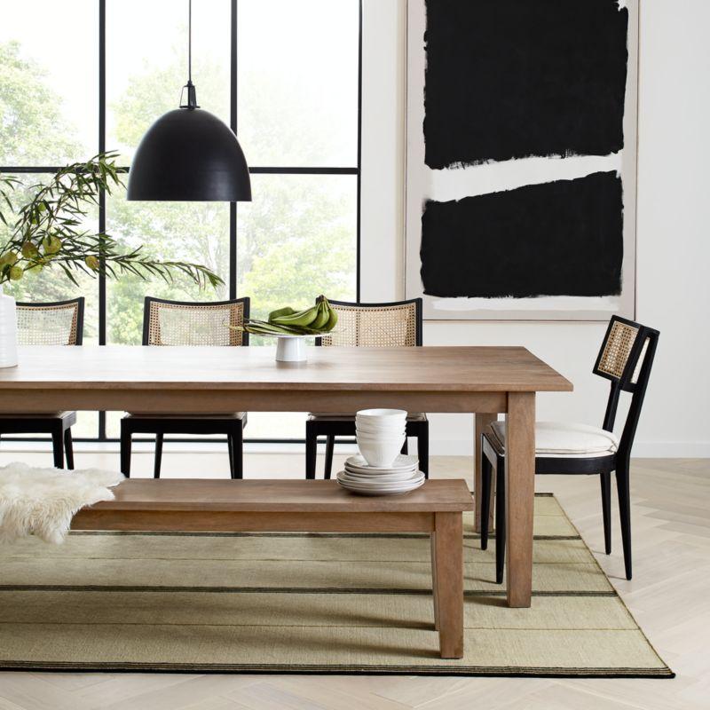Libby Black and Natural Cane Dining Chair