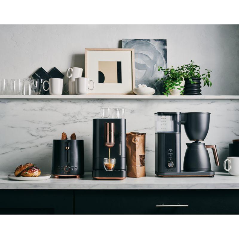 Café ™ Matte Black 10-Cup Drip Coffee Maker with Thermal Carafe