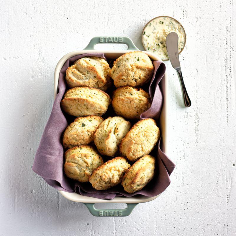 Staub ® 3-Piece Eucalyptus Green Ceramic Baking Dish Set