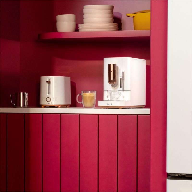 Café™ Matte White Affetto Automatic Espresso Machine