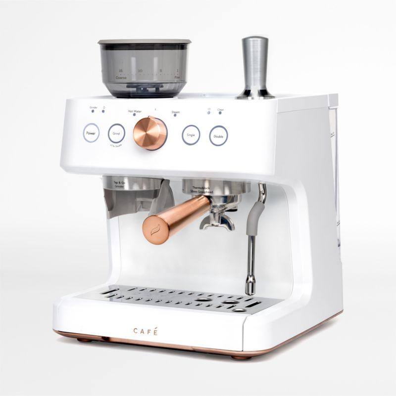 Café ™ Matte White Bellissimo Semi-Automatic Espresso Machine