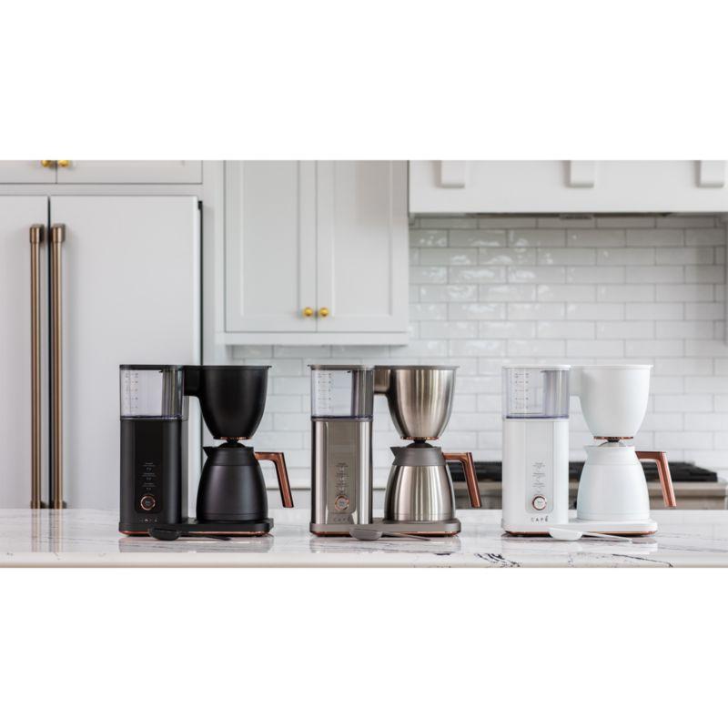 Café ™ Matte Black 10-Cup Drip Coffee Maker with Thermal Carafe