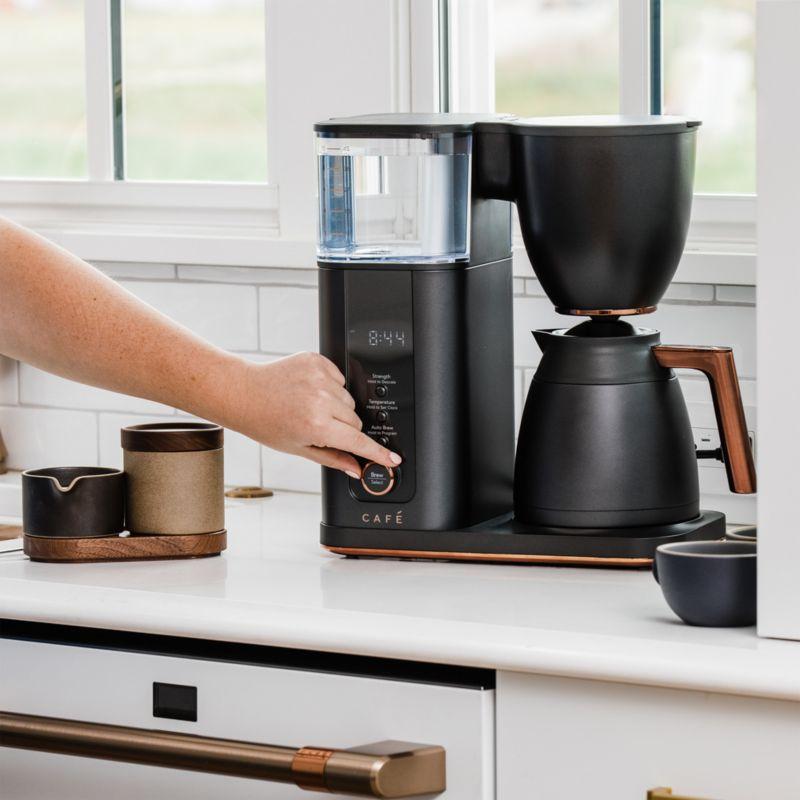 Café ™ Matte Black 10-Cup Drip Coffee Maker with Thermal Carafe
