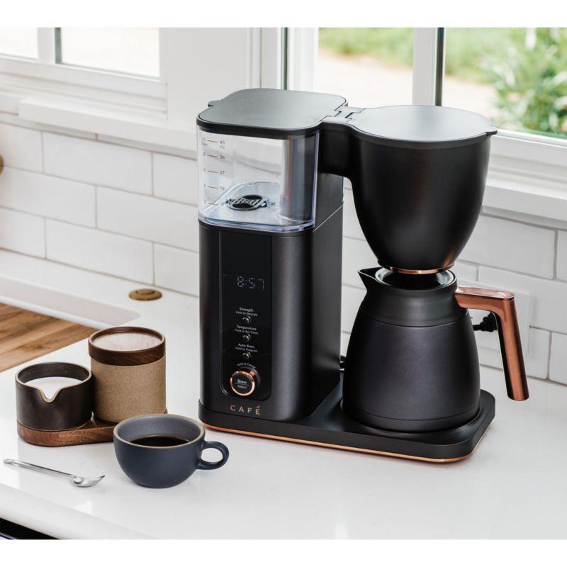 Café ™ Matte Black 10-Cup Drip Coffee Maker with Thermal Carafe
