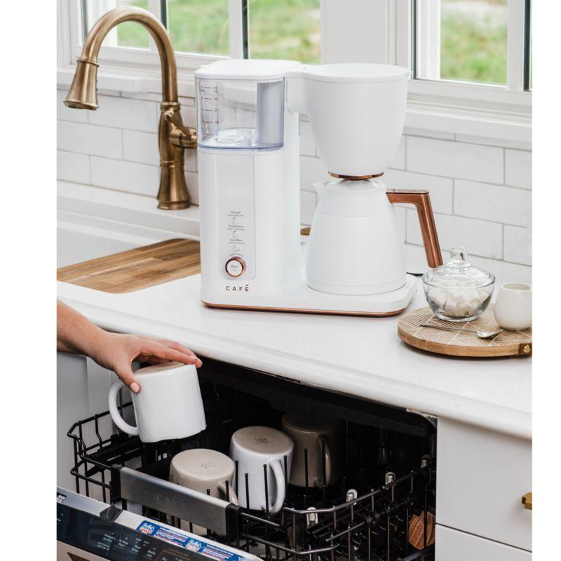Café ™ Matte White 10-Cup Drip Coffee Maker with Thermal Carafe
