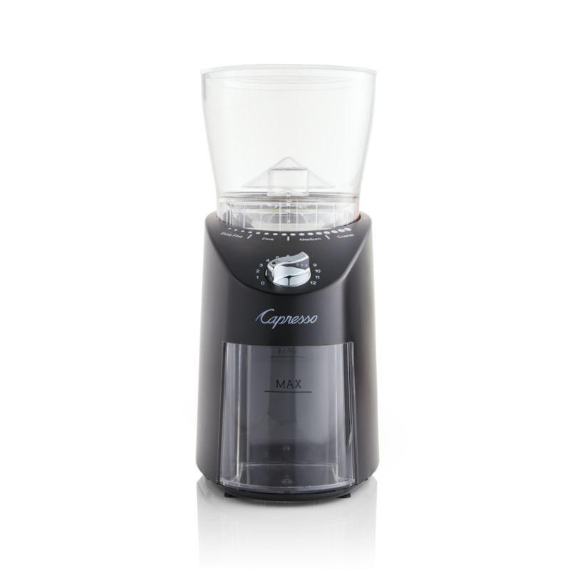 Capresso ® Infinity Plus Black Conical Burr Grinder