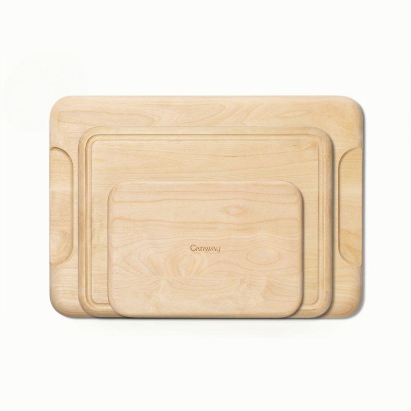 Caraway Birch Wood 4-Piece Cutting Board Set