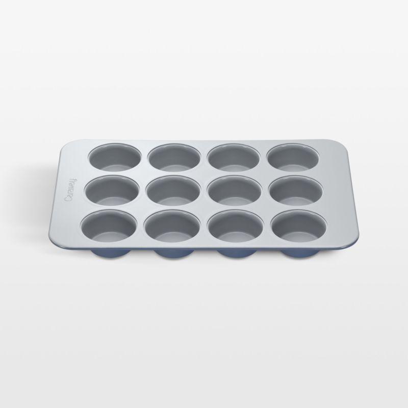 Caraway Non-Stick Ceramic Muffin Pan in Slate