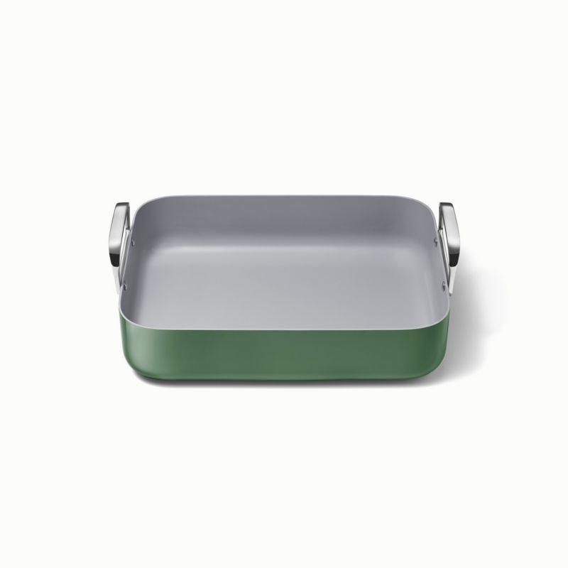 Caraway ® Sage Ceramic Non-Stick Roasting Pan with Rack