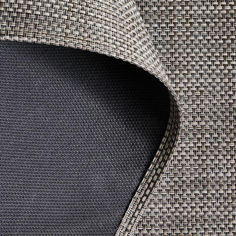 Chilewich ® Basketweave Oyster Woven Indoor/Outdoor Floormat 26"x72"