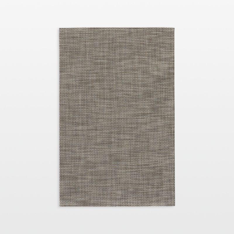 Chilewich ® Basketweave Oyster Woven Indoor/Outdoor Floormat 26"x72"