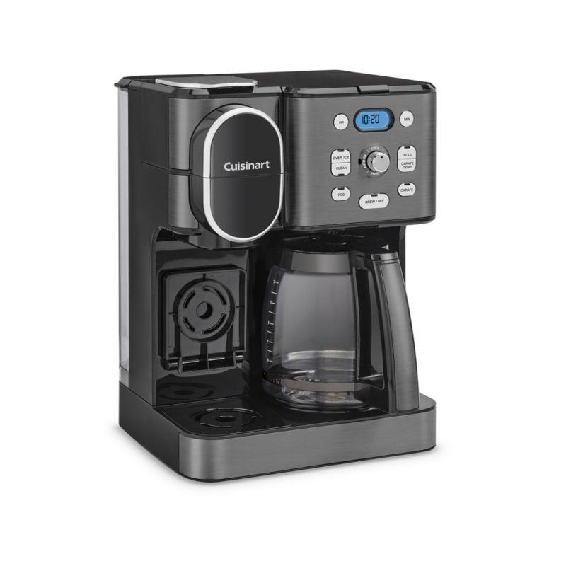Cuisinart ® Coffee Center ® Black Stainless Steel 12-Cup Coffee Maker and Single Brewer