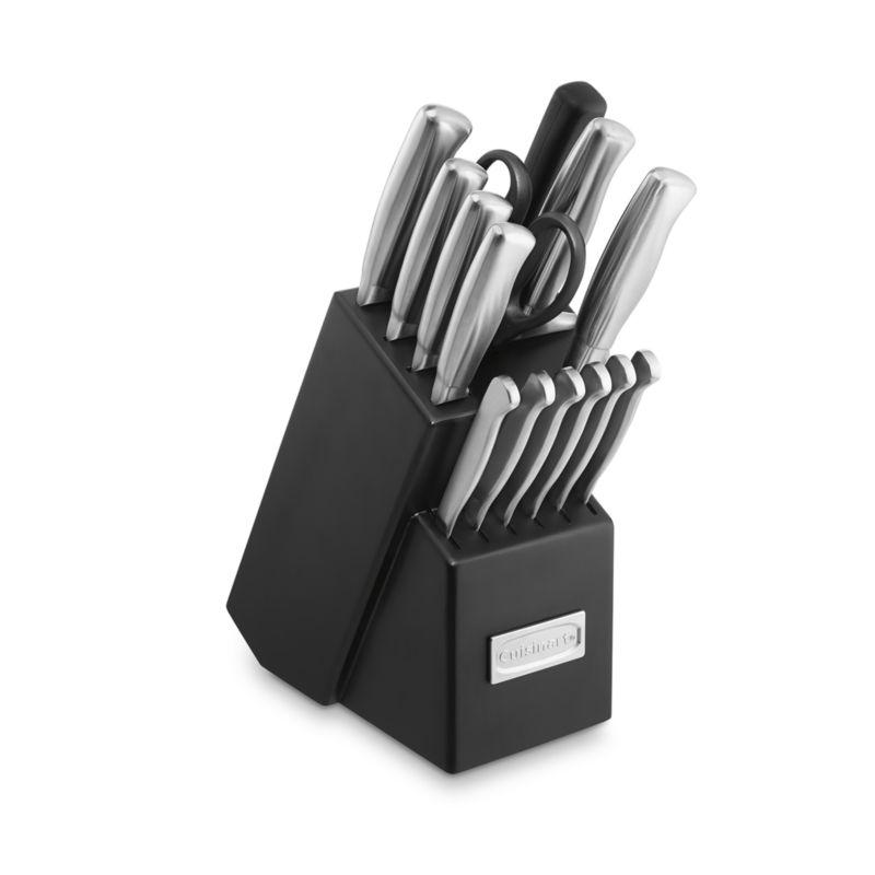 Cuisinart ® Stainless Steel Hollow Handle 15-Piece Knife Block Set