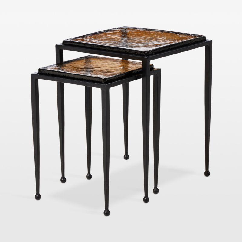 Capa Nesting Side Tables (Set of 2) - Black