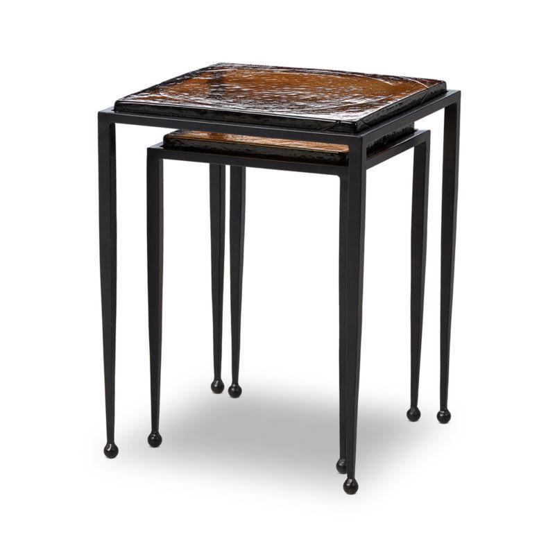 Capa Nesting Side Tables (Set of 2) - Black