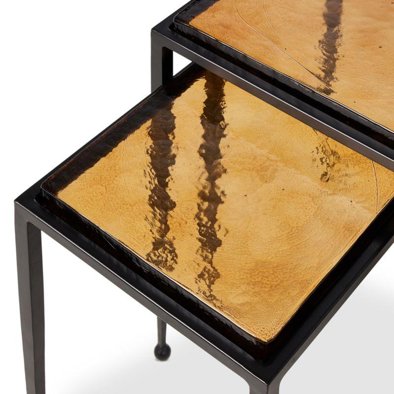 Capa Nesting Side Tables (Set of 2) - Black