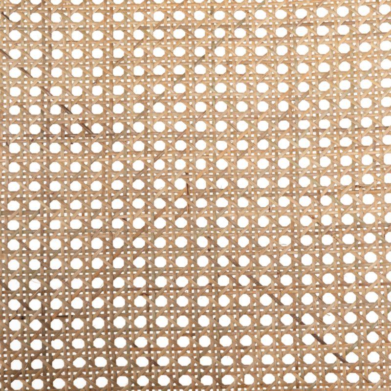 Dalton Leather and Cane Dining Chair