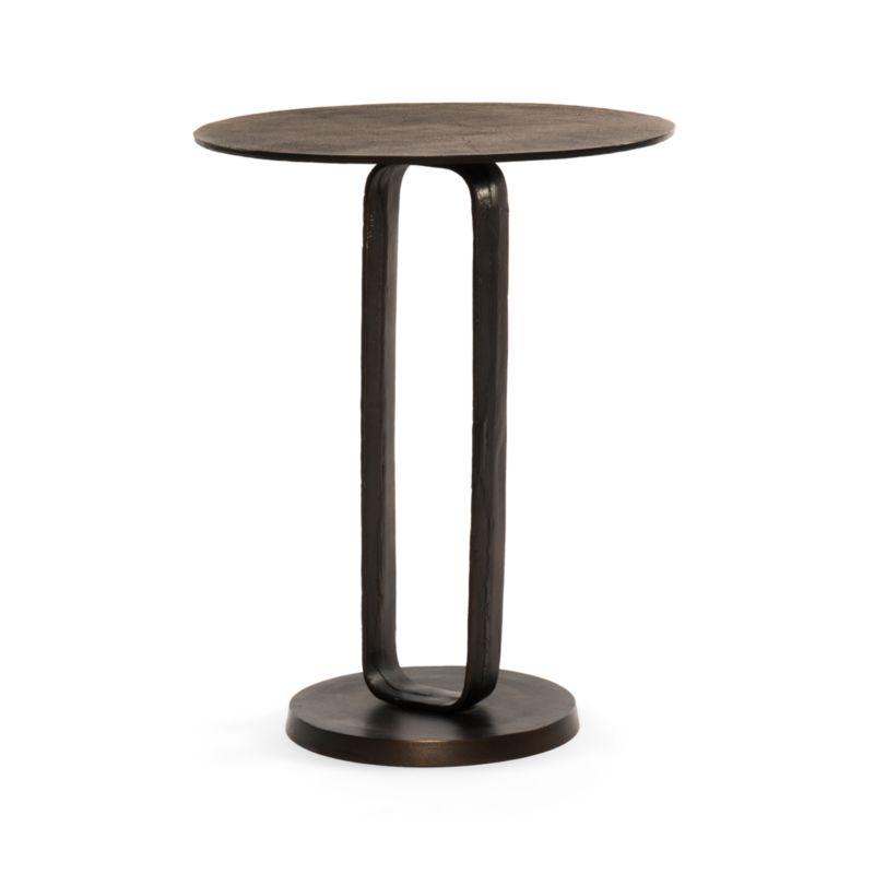 Alethea Indoor / Outdoor Side Table - Aged Bronze