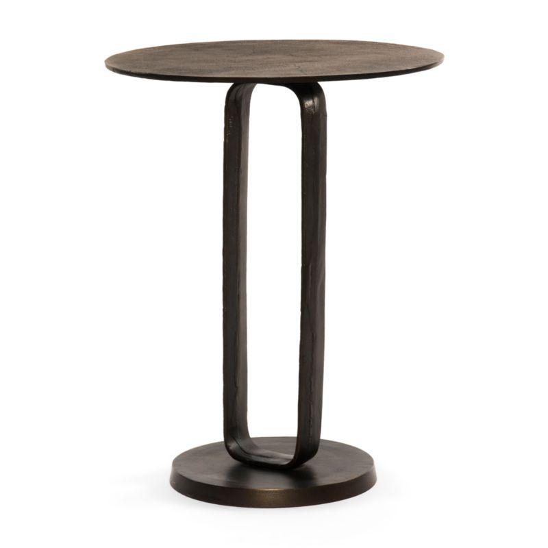 Alethea Indoor / Outdoor Side Table - Aged Bronze