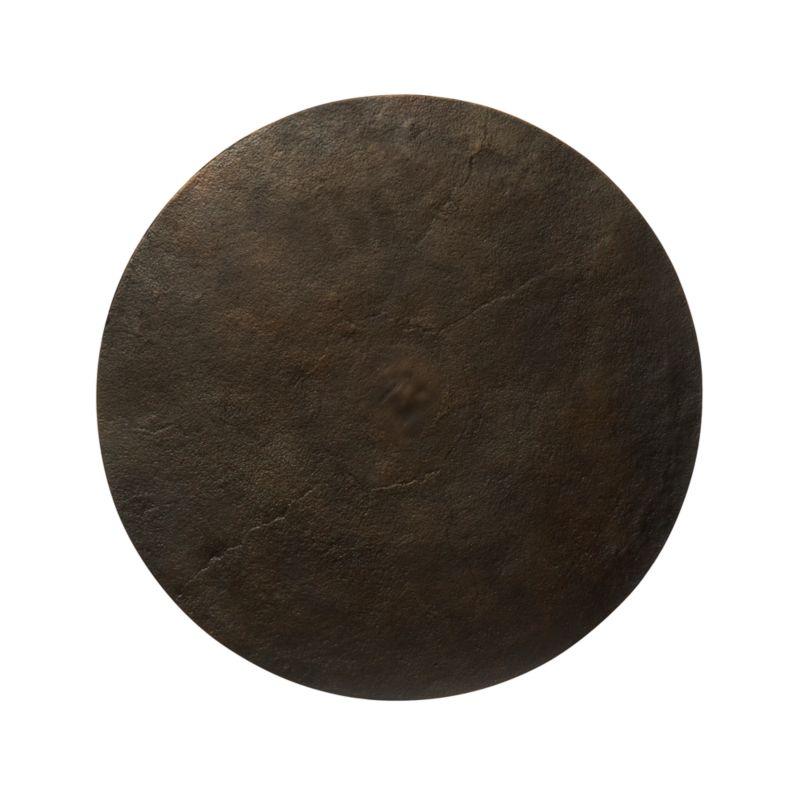 Alethea Indoor / Outdoor Side Table - Aged Bronze