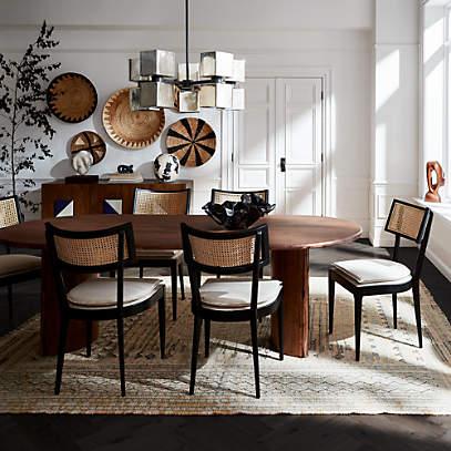 Libby Black and Natural Cane Dining Chair