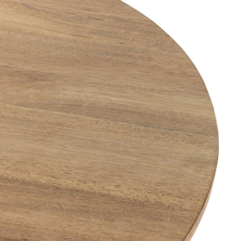 Jasmine Round Dining Table - Natural/Blush Marble