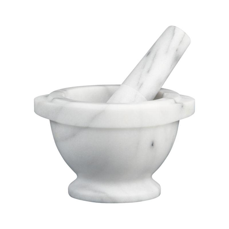 French Kitchen Marble Mortar and Pestle