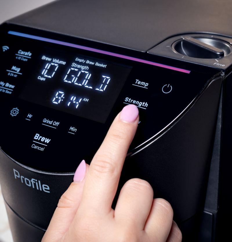 GE Profile™ Smart Grind and Brew Coffee Maker with Podless Single Serve