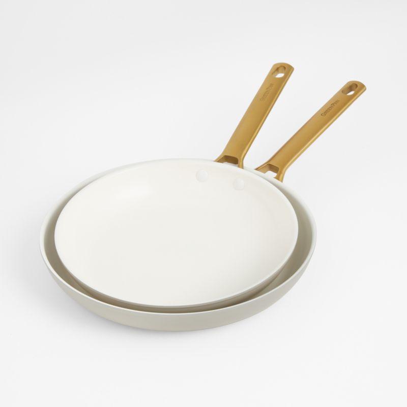 GreenPan ™ Reserve Taupe 2-Piece 10" and 12" Ceramic Non-Stick Fry Pan Set